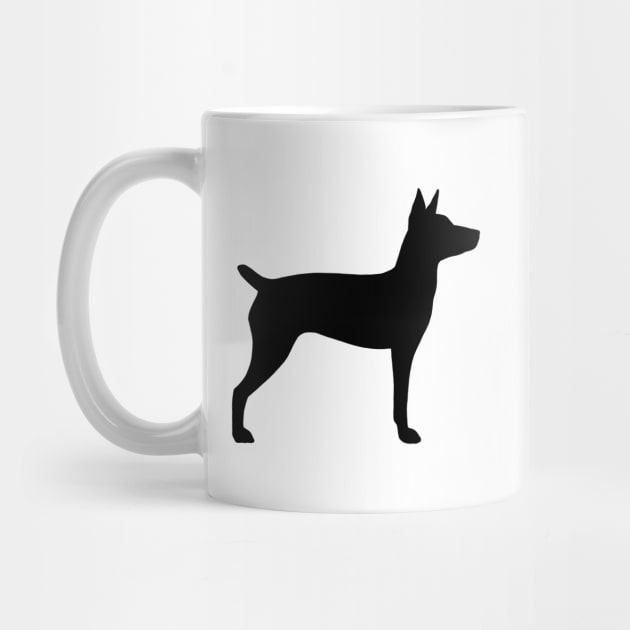 Rat Terrier Silhouette by Coffee Squirrel